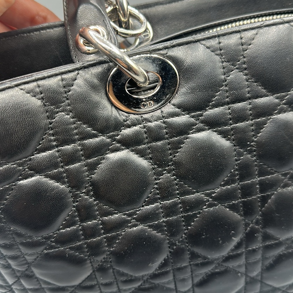 Christian Dior Large Lady Dior Bag Cannage Quilt Lambskin - Picture 4 of 16